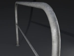 simple railing - game ready 3D Model