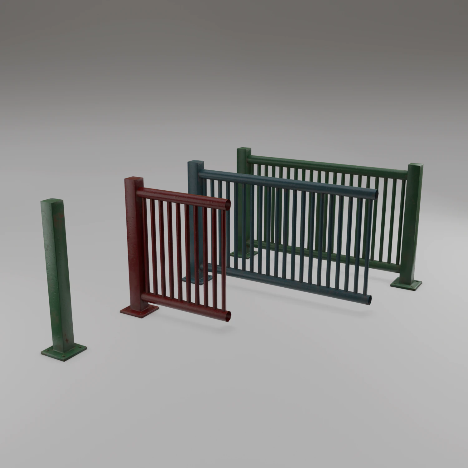 liman korkuluğu mod&uuml;ler - oyuna hazır 3D Model .c4d .max .obj .3ds .fbx .stl .blend 