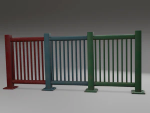 liman korkuluğu mod&uuml;ler - oyuna hazır 3D Model