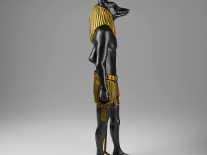 anubis soldier statue for vfx and games Modelo 3D