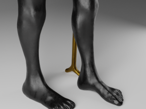 anubis soldier statue for vfx and games Modelo 3D