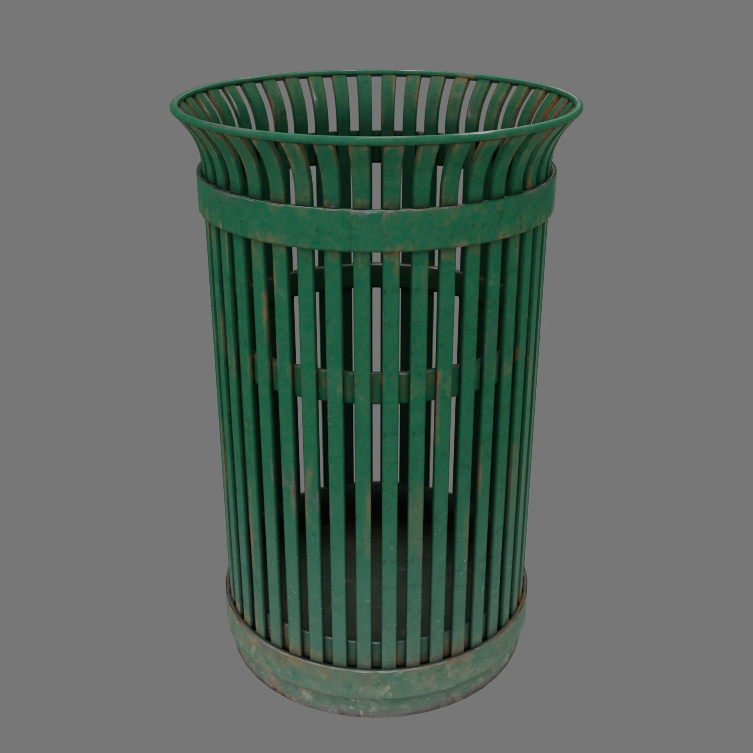 public trashcan 3D Model .c4d .max .obj .3ds .fbx .stl .blend 