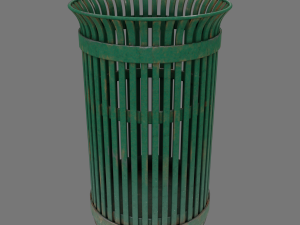 public trashcan 3D 모델