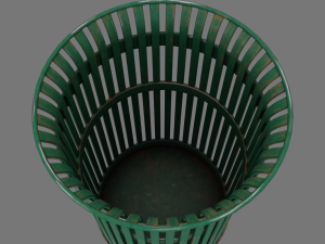 public trashcan Modelo 3D