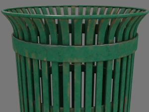 public trashcan 3D Model