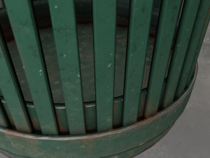 public trashcan Modelo 3D