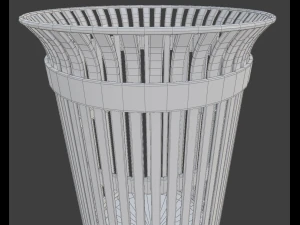 public trashcan 3D Model