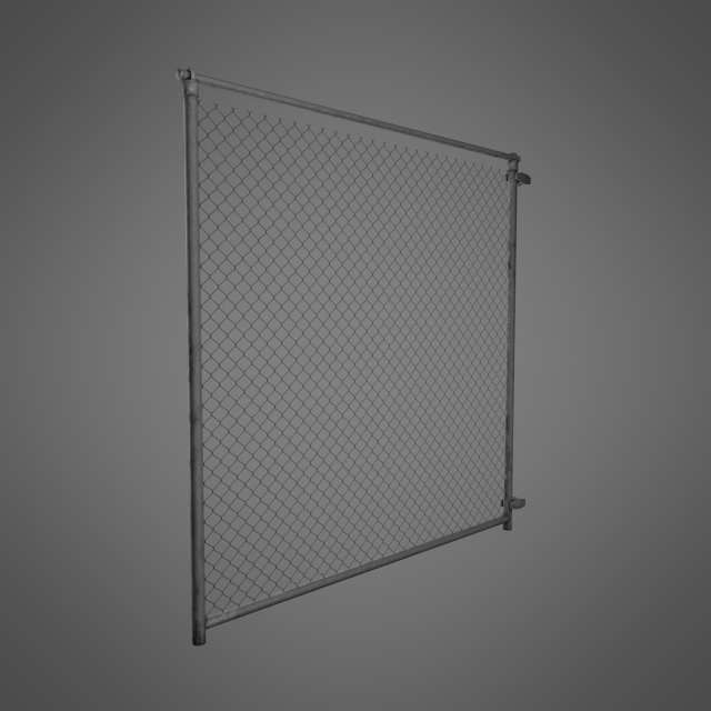 wire fence 3D-Modell .c4d .max .obj .3ds .fbx .stl .blend 