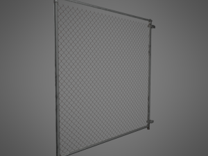 wire fence 3D 모델