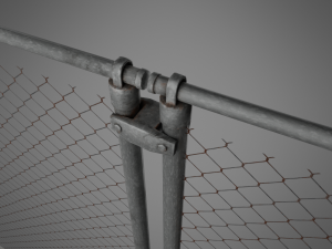 wire fence 3D-Modell