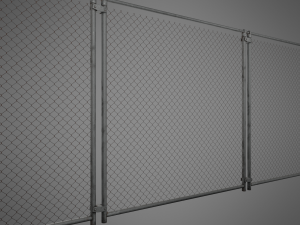 wire fence 3D-Modell