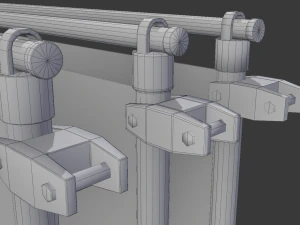 wire fence 3D Model
