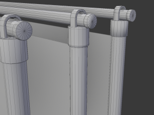 wire fence 3D-Modell