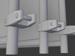 wire fence 3D Model