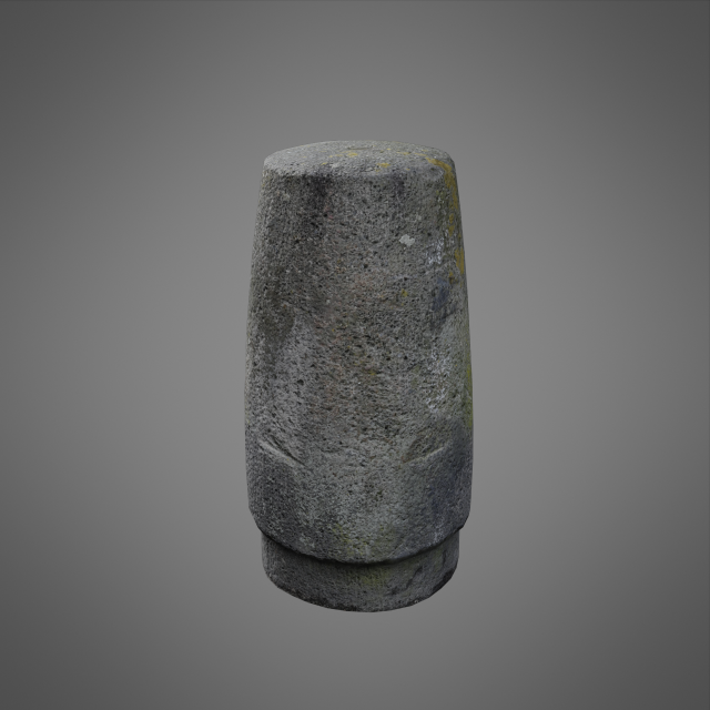concrete bollard 3D 모델 .c4d .max .obj .3ds .fbx .stl .blend 