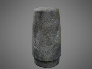 betonnen paal 3D Model