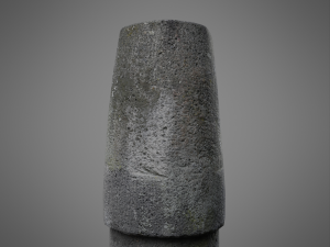 concrete bollard 3D 모델