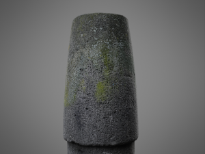 concrete bollard 3D 모델