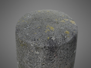 concrete bollard 3D 모델