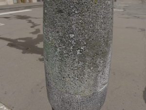 concrete bollard 3D 모델