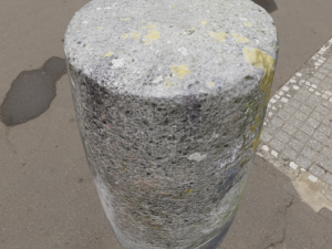concrete bollard 3D 모델