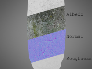 concrete bollard 3D 모델