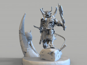 orco demonio stl Modèles 3D en vedette