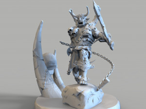 orco demonio stl Modèles 3D en vedette
