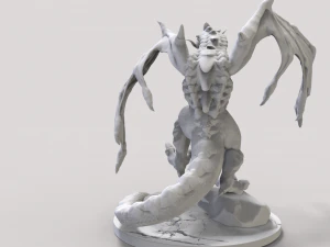 drag&oacute;n en stl Modelo de impresión 3D