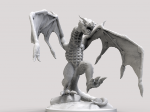 dragon en stl 3D 프린트 모델