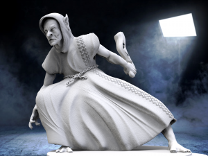 goblin en stl 3D 打印模型