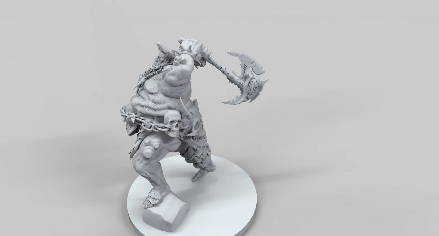 orco mole en stl 3D Print Model .c4d .max .obj .3ds .fbx .stl .blend