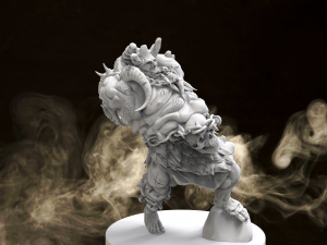 orco mole en stl Model Cetak 3D