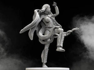 heroina en stl 3D Print Model