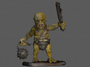 orco cabezon en stl 3D Print Model
