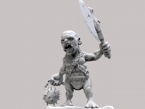 orco cabezon en stl 3Dプリントモデル