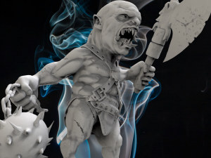 orco cabezon en stl 3Dプリントモデル