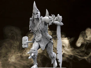 orco guerrero en stl Modelo de impresión 3D