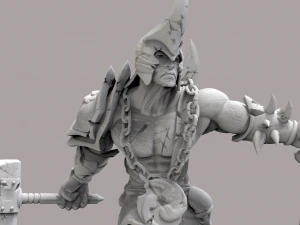 orco guerrero en stl 3D Print Model
