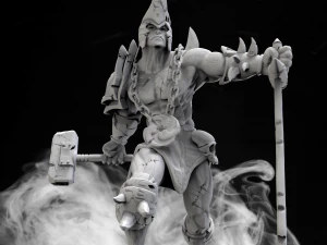 orco guerrero en stl 3D Print Model