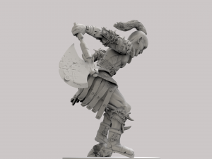 orco romano en stl 3D Baskı Modeli