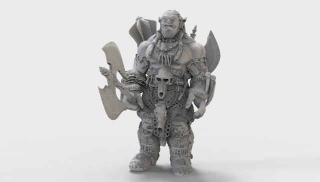 orco muerte en stl 3D 打印模型 .c4d .max .obj .3ds .fbx .stl .blend