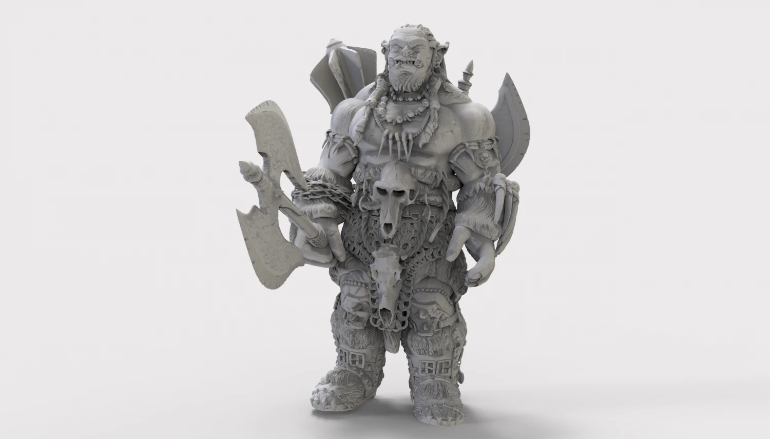 orco muerte en stl 3D Print Model .c4d .max .obj .3ds .fbx .stl .blend 