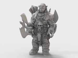 orco muerte en stl Modèles 3D en vedette