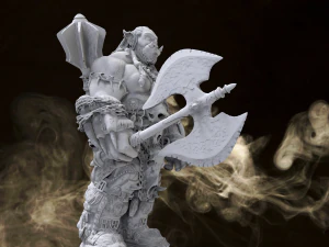 orco muerte en stl 3D Print Model