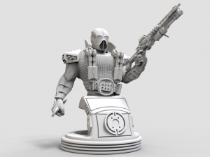 pistolero galactico en stl Model do druku 3D
