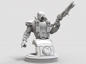 pistolero galactico en stl 3D Принт Модель