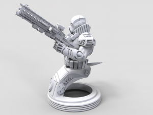 pistolero galactico en stl Modèles 3D en vedette