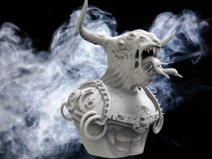 criatura salida del infierno en stl 3D Print Model