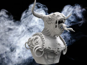criatura salida del infierno en stl 3D Print Model
